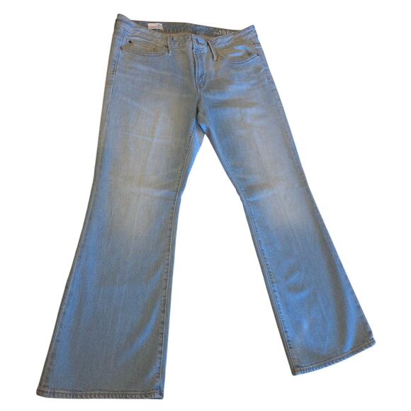 GAP 1969 Women’s Long & Lean Jeans Size 32S Light Wash Cotton Spandex Blend - Picture 1 of 10